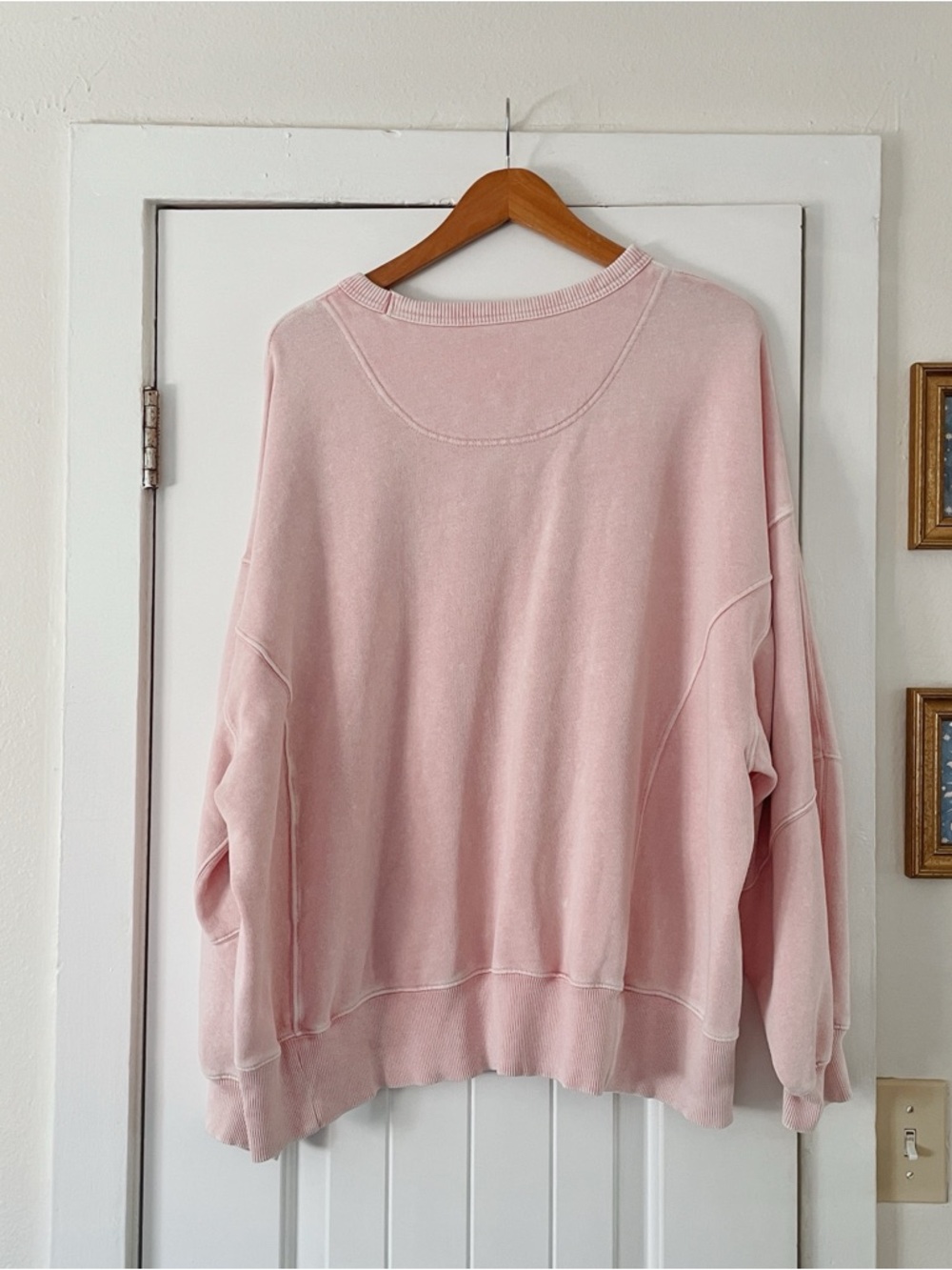 Aerie Go-To Sweatshirt Soft Oversized Pullover Size XL Casual Pastel - Picture 7 of 9